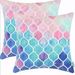 CaliTime Micklyn Le Feuvre Tie Dye Pillow Covers